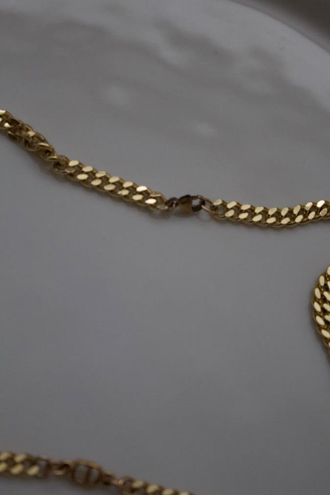 Christian Dior Re-Worked Gold Necklace