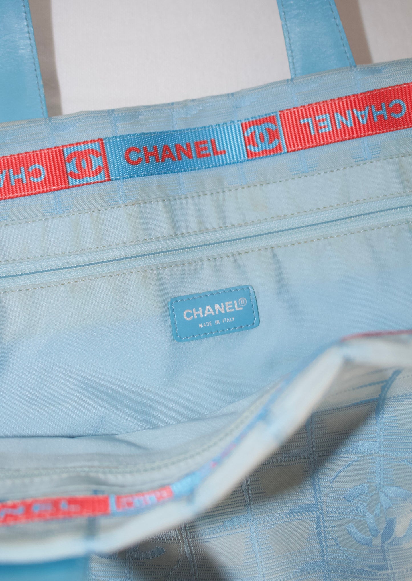 Chanel Vintage Travel Line Tote Bag