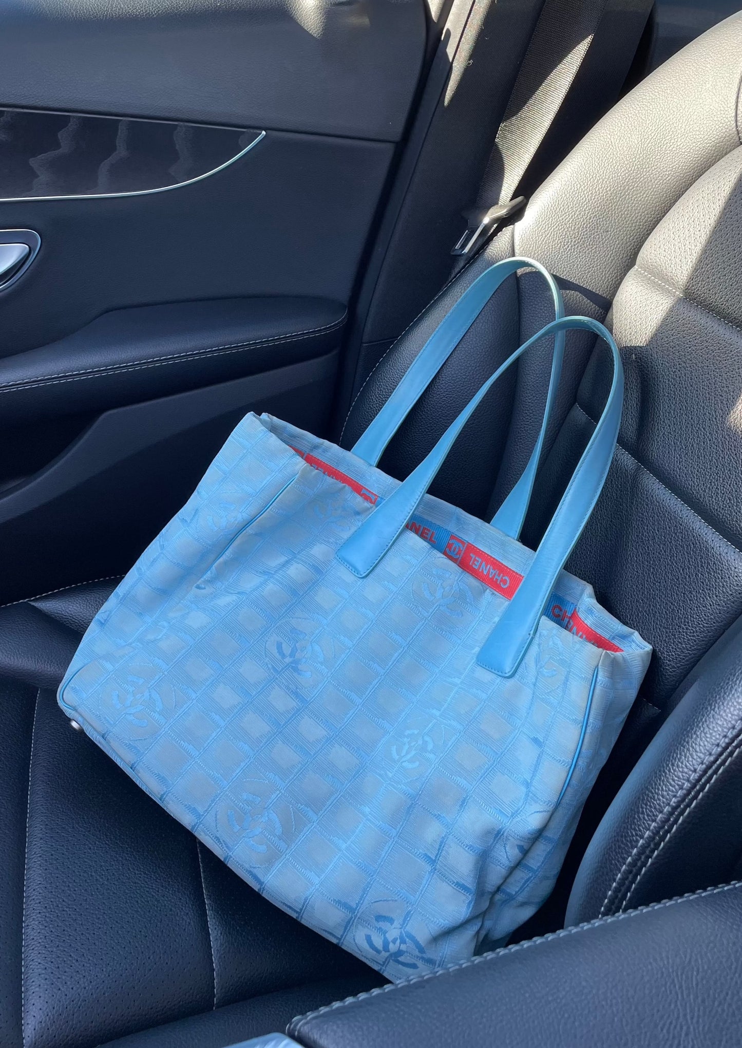 Chanel Vintage Travel Line Tote Bag